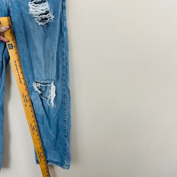 Levi’s Blue Denim Distressed ‘94 Baggy Jeans Women’s Size 25 - Picture 4 of 9